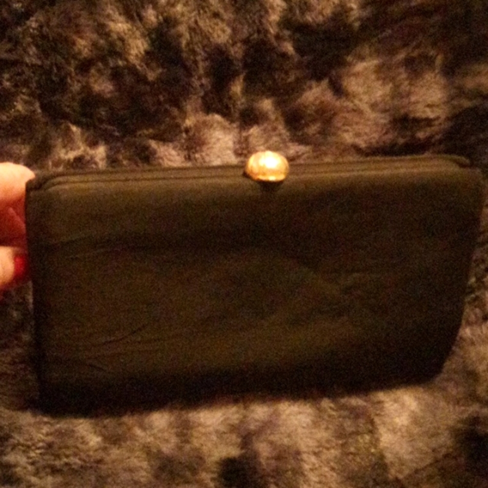 AFTER FIVE BRAND 1950's ANTIQUE SATIN EVENING BAG! - Picture 7 of 8